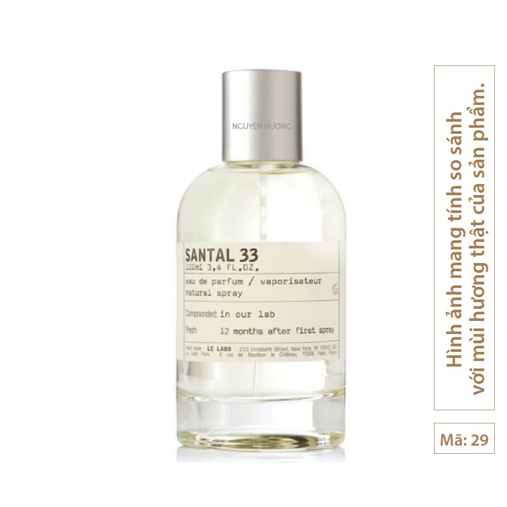Tinh dầu nước hoa Pháp Santal 33 | Thế Giới Skin Care