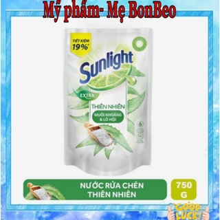 Nước Rửa Chén Sunlight Thiên Nhiên Muối Khoáng Túi 750g