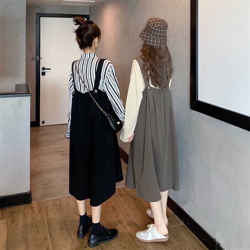 Váy Yếm Dáng Dài Phong Cách Hàn Quốc Siêu Xinh Y818-Lolla_Fashion | BigBuy360 - bigbuy360.vn