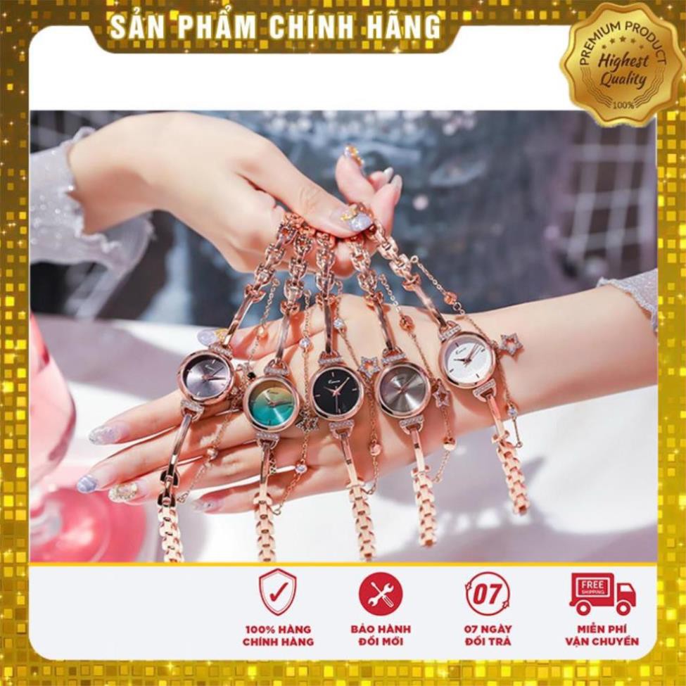 Hàng Cao Cấp - Đồng hồ - nữ- Kimio - nhật bản dạng lắc dây rút điệu đà sang trọng kèm vòng tay - lỗi 1 đổi 1