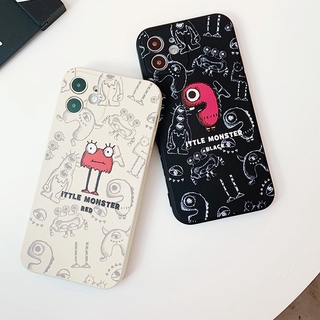 Ốp lưng iphone vuông cạnh hình lillte monster 6plus/6splus/7/7plus/8/8plus/x/xr/xs/11/12/pro/max/plus/promax-Awifi Q4-1