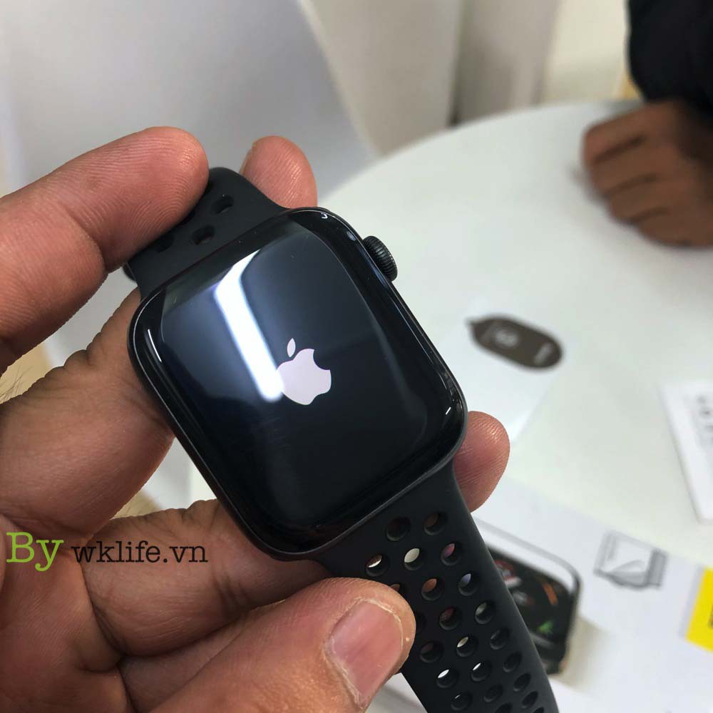 Miếng Dán Cường Lực Apple Watch Baseus Full 4D Chống Vỡ Cạnh