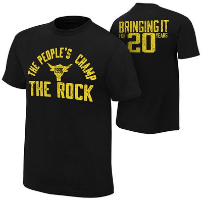 Áo phông WWE The Rock "The People's Champ"
