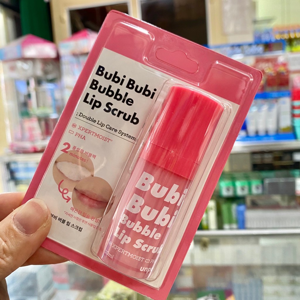 Tẩy da chết Môi Bubi Bubi Lip - Hàn Quốc