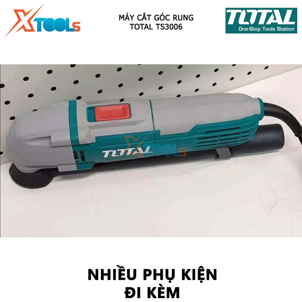Máy cắt góc rung đa năng TOTAL TS3006 | máy cưa góc công suất 300W tốc độ không tải 10.000 - 20.000/min có chế độ chỉnh