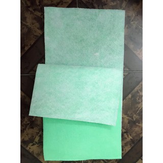 Bông Lọc Thô 2 lớp Xanh Trắng 30x120cm