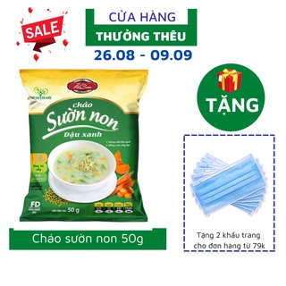 Cháo sườn non đậu xanh Lácusina gói 50g