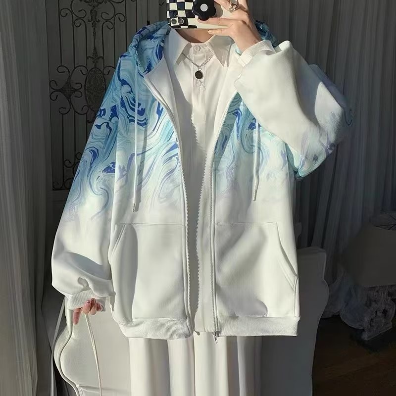 Áo Khoác Hoodie Nam Dáng Rộng In Họa Tiết Thời Trang Hàn Quốc Cho Cặp Đôi áo khoác hoodie cặp áo khoác hoodie nam form rộng áo khoác bomber nữ