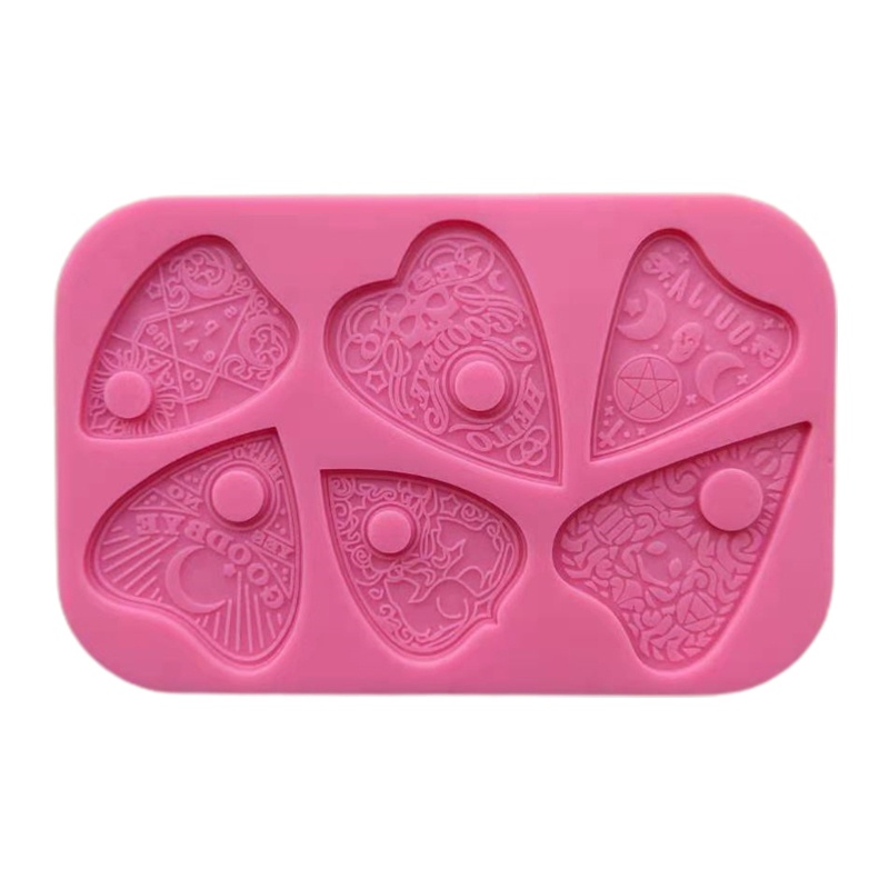 Sa Khuôn Silicone Làm Nhựa Epoxy Hình Trái Tim DIY