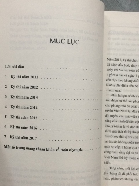 Sách - Các kỳ thi Toán VMO lời giải và bình luận