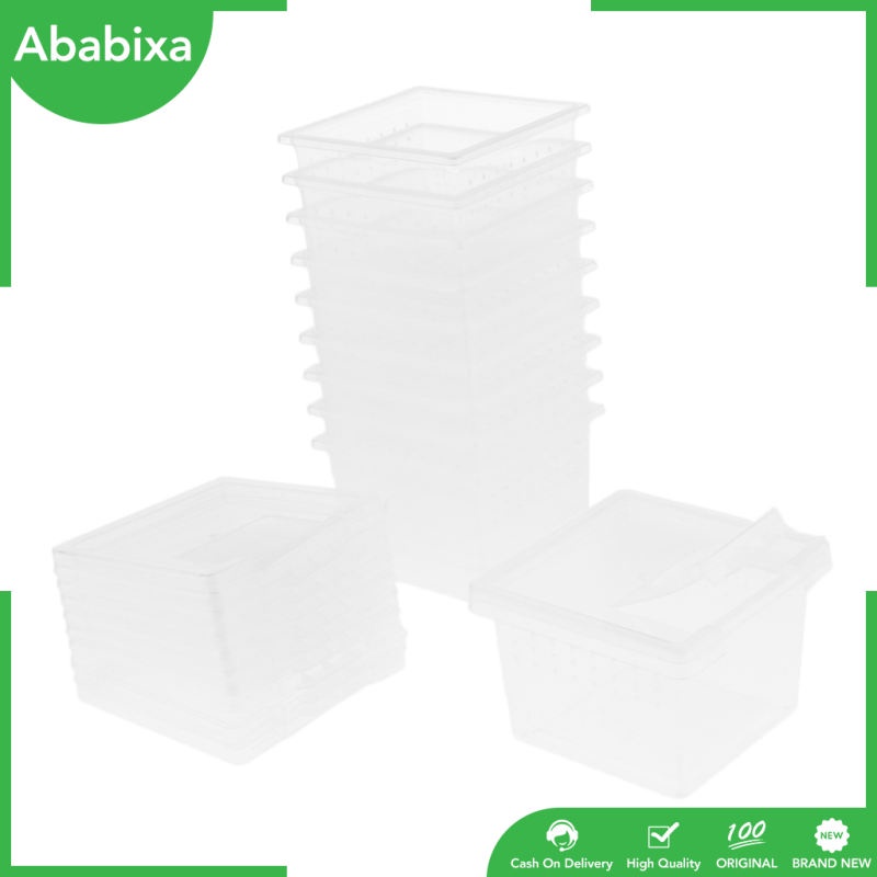 Set 10 Hộp Đựng Thức Ăn Cho Bò Sát