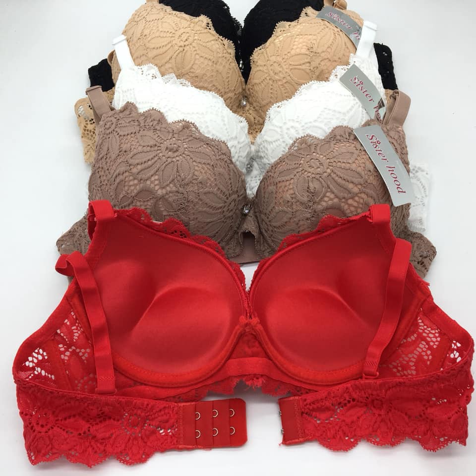[CHÍNH HÃNG][FREESHIP] ÁO LÓT NỮ THÁI LAN SISTERHOOD REN SIÊU NÂNG ĐẨY CÓ GỌNG MÚT KÉP NGỰC NHỎ NGỰC VỪA ASH2116