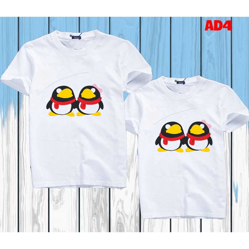 áo đôi tình nhân đôi chim khăn quàng chibi -- [Giá niêm yết là giá của 1 áo]