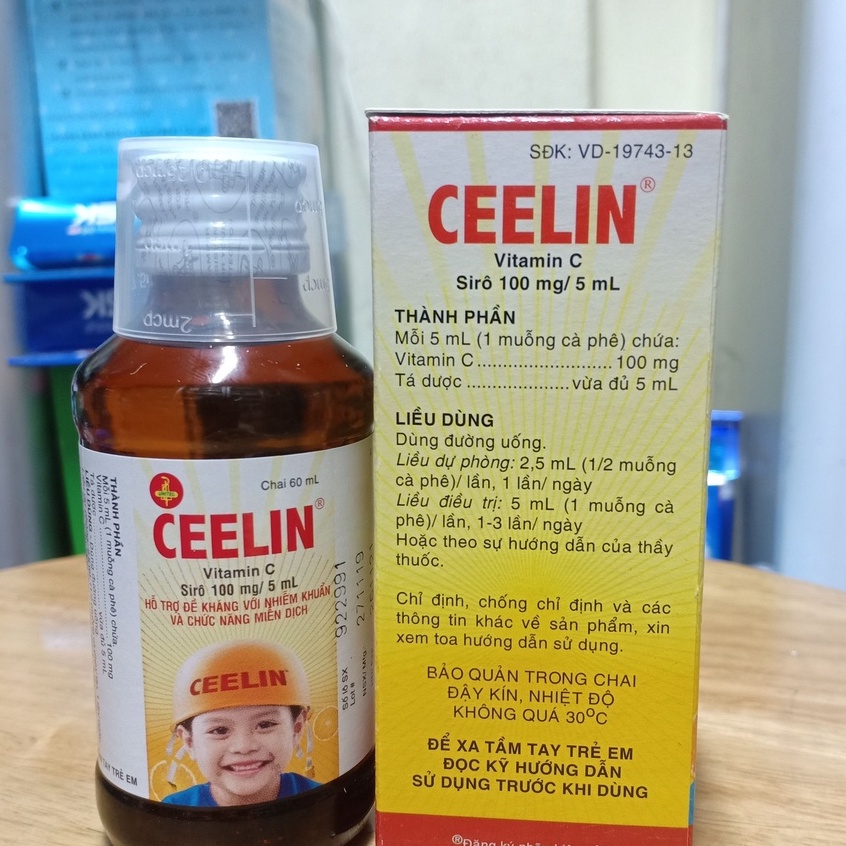 Siro CEELIN tăng sức đề kháng, tăng miễn dịch cho trẻ sơ sinh và trẻ em