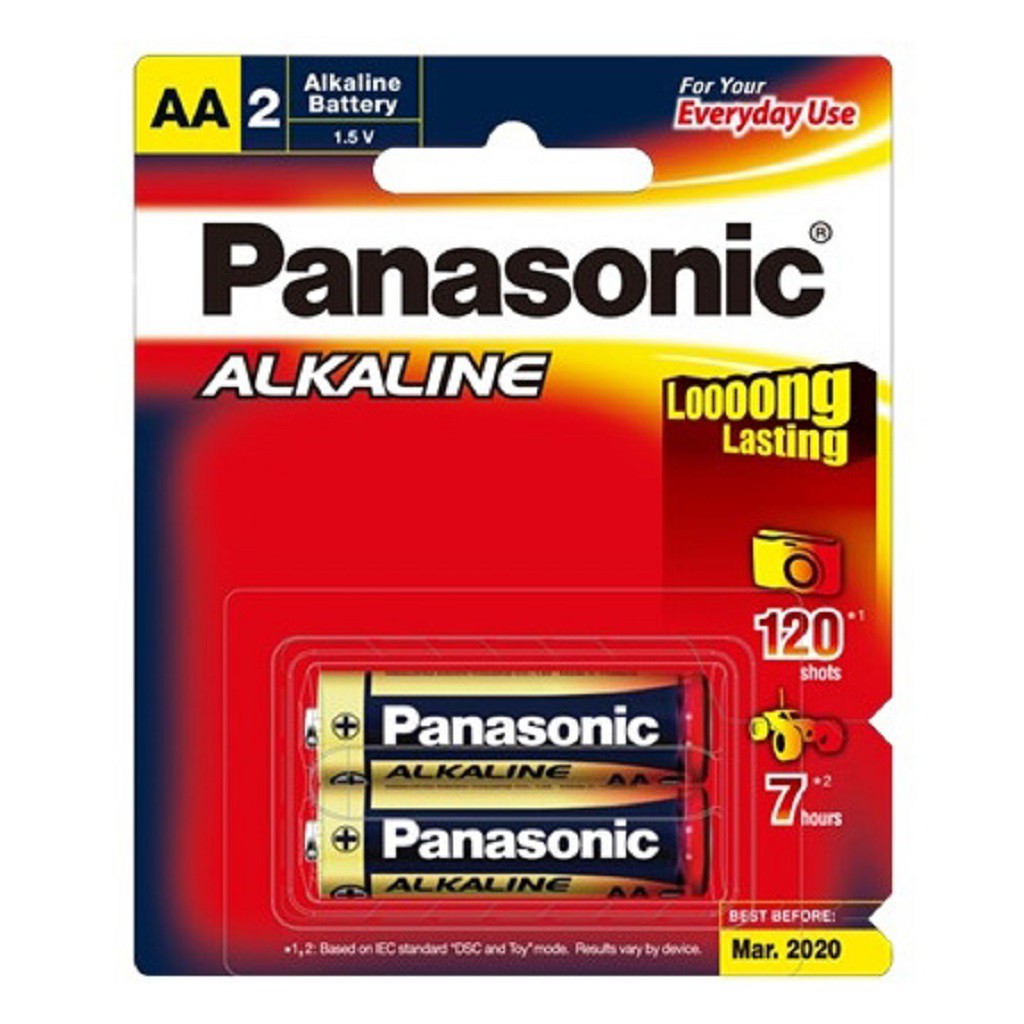 PIN 2A PANASONIC ALKALINE AA,PIN TIỂU PANASONIC HÀNG CHÍNH HÃNG