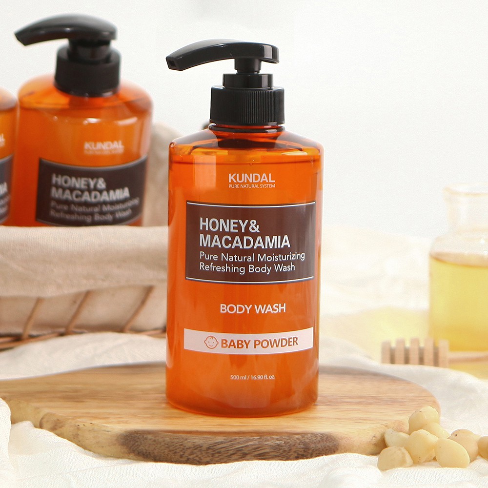 Sữa Tắm Kundal Honey & Macadamia Hương Phấn Em Bé 500ml | BigBuy360 - bigbuy360.vn