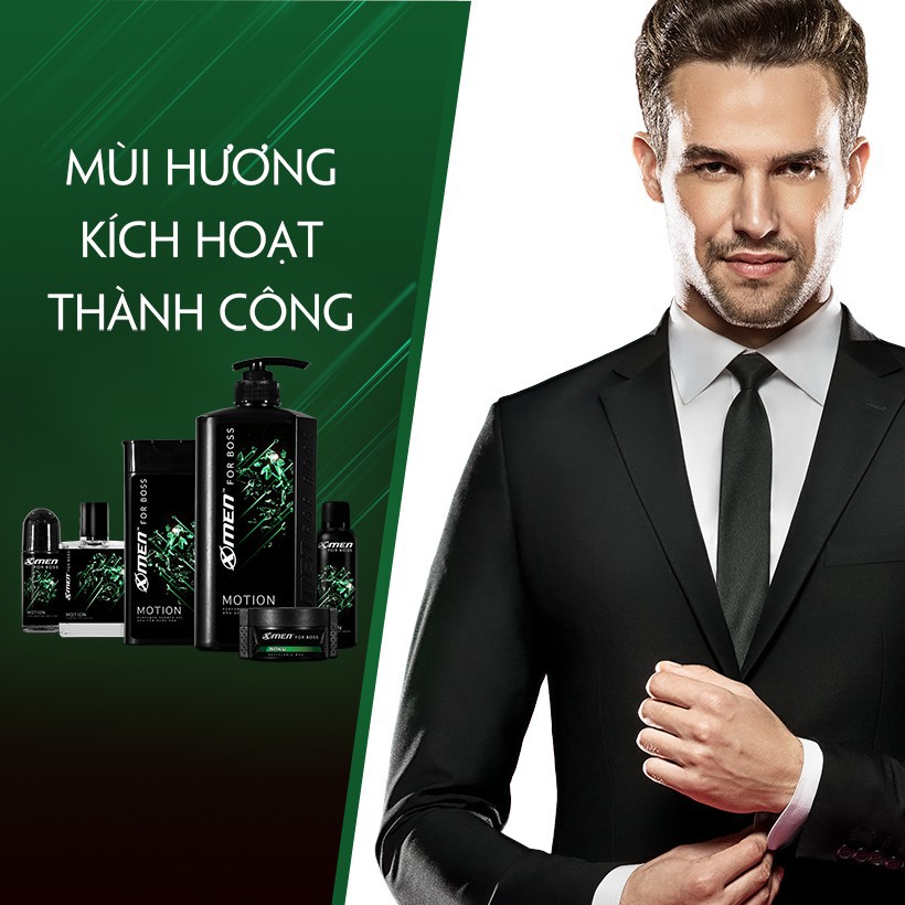 TOP MEN -  Combo X-Men for Boss trọn bộ mùi hương Motion(650g + 180g + 49ml + 150ml + 50ml + 70g)  - Store Hàng Việt