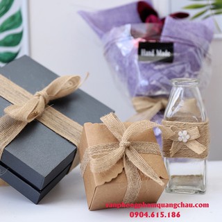 Ruy băng vải bố trang trí đồ handmade (bản rộng 1.5cm, 2cm, 2.5cm) - Dài 05 mét