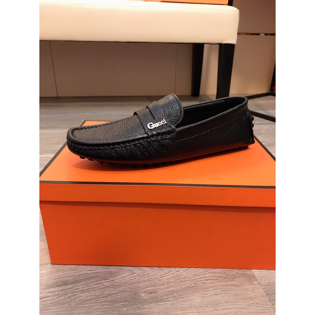 Giày lười nam da thật GUCCI GG GC mang đến vẻ lịch lãm, thời thượng