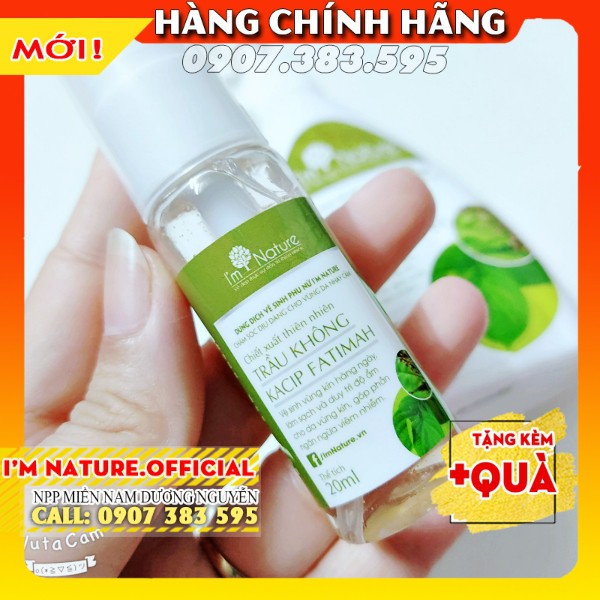 (Mini) Dung Dịch Vệ Sinh Phụ Nữ Trầu Không I'm Nature 20ml