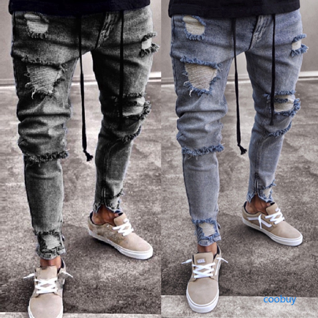 Quần jeans rách cho nam
