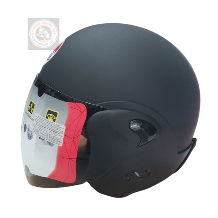 Nón Bảo Hiểm - Mủ Bảo Hiểm AGU 3/4 A35 Có Kính Đủ Màu
