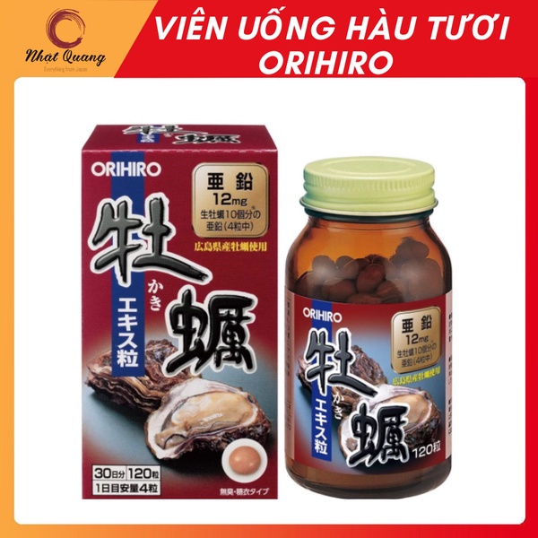 Viên uống tinh chất hàu tươi Orihiro Nhật Bản