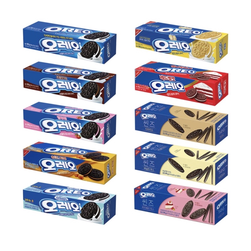 [SẴN - OREO HÀN] TỔNG HỢP CÁC LOẠI BÁNH OREO HÀN