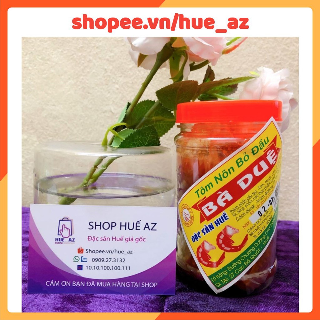 1 hủ Tôm chua Bà Duệ 400g  loại đặc biệt - Đặc sản Huế