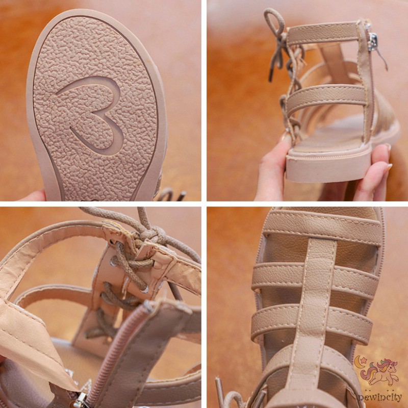 Giày Xăng Đan Đế Mềm Chống Trượt Sành Điệu Dành Cho Bé Gái