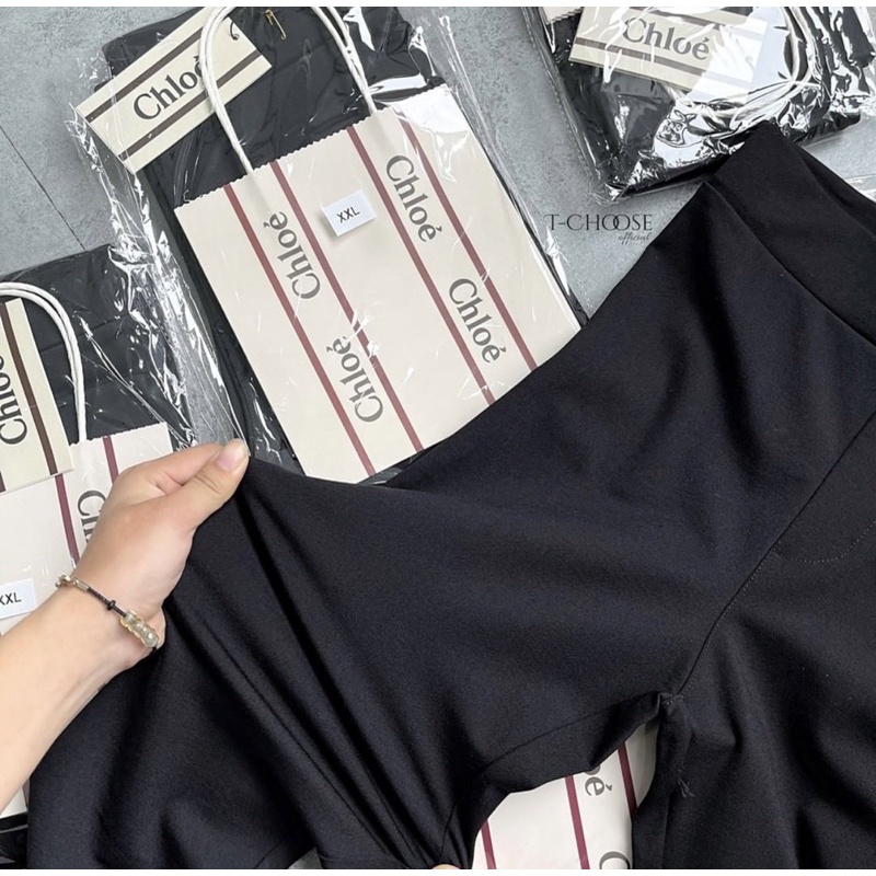 Quần Legging Cạp Cao Siêu Co Giãn