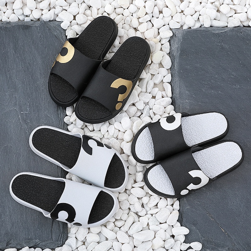 Dép Đi Trong Nhà Chống Trượt Thời Trang Mùa Hè Sáng Tạo Cho Cặp Đôi