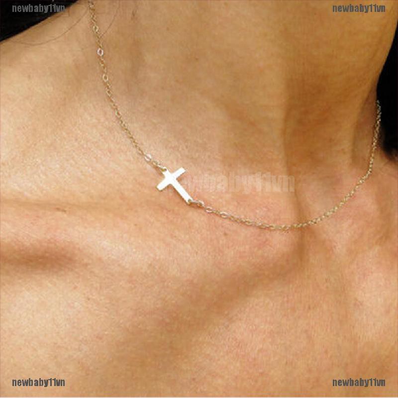 Vòng cổ HợP Kim HìNh Chữ ThậP ThờI Trang