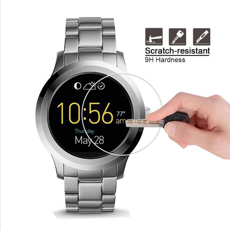 FOSSIL Kính Cường Lực Bảo Vệ Màn Hình Cho Đồng Hồ Fossil Q Sticker / Funder / Exploration Hr Gen 3 / 4