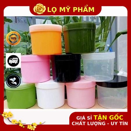 Hủ Đựng Kem ❤ GIÁ TỐT NHẤT ❤ Hủ nhựa đựng kem body 500g chiết mỹ phẩm , phụ kiện du lịch