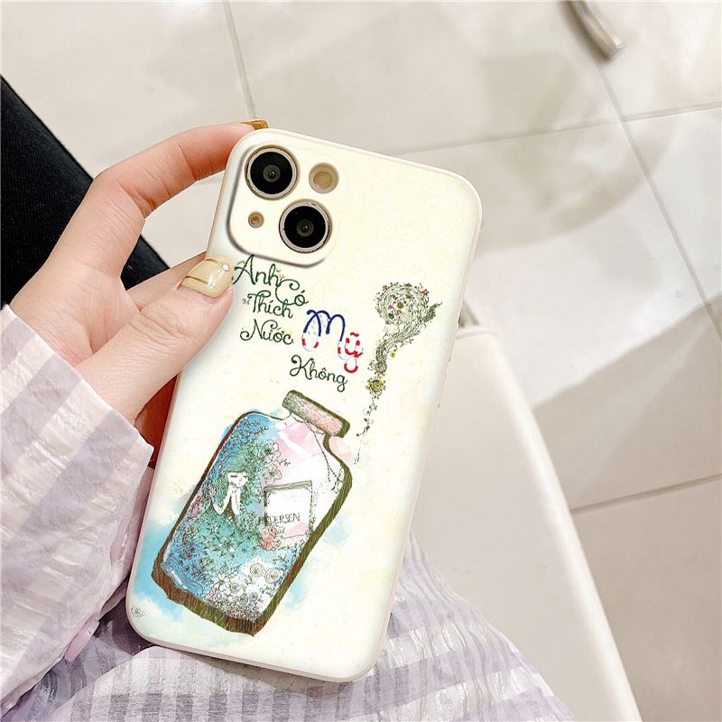 Ốp lưng Iphone ốp bình nước thả thính từ ip 13promax 11 promax 12 pro max 6 6plus 7 plus 8 x xr xsmax