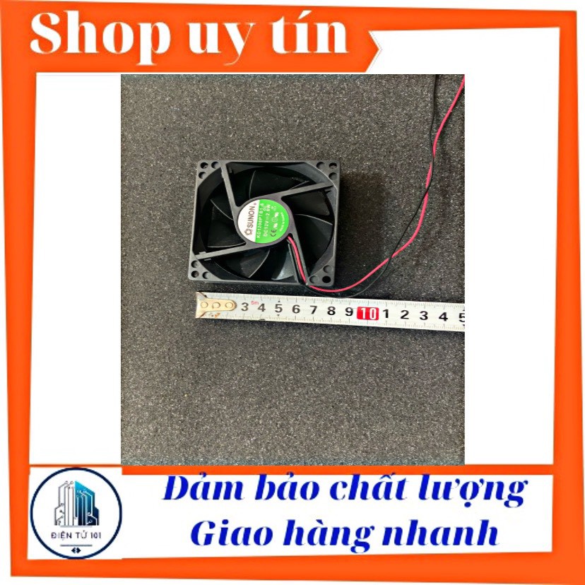 Quạt tản nhiệt 12v 8cm dây đồng loại tốt