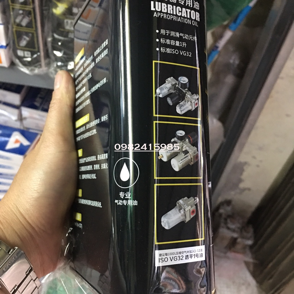 Dầu bôi trơn cho bộ lọc đôi lọc 3 khí nén