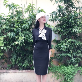 CHÂN VÁY BÚT CHÌ ĐÍNH NGỌC (big size)