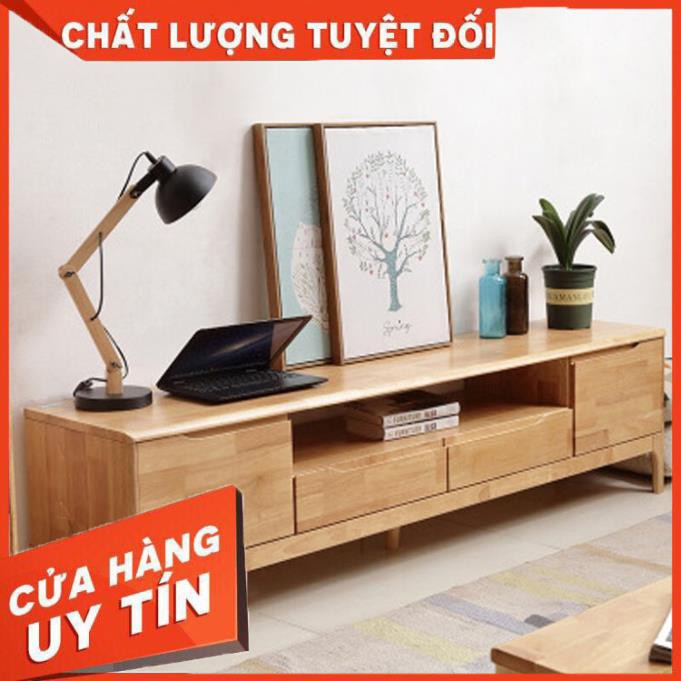 Kệ Tivi gỗ tự nhiên , Kệ Tivi sang trọng hiện đại 1m8 KTV023