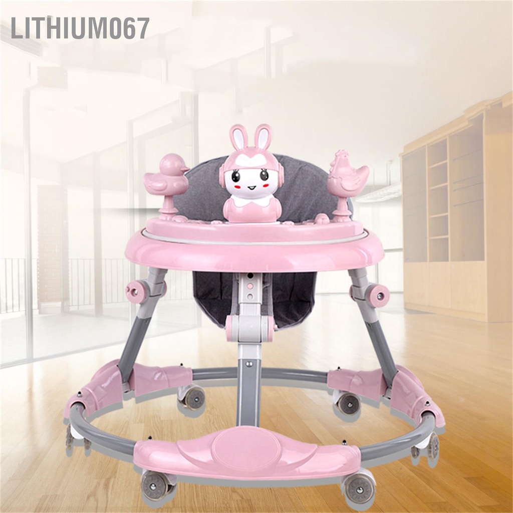 Lithium067 Baby Walker Rollover Prevention Xe tập đi có thể gập lại ch