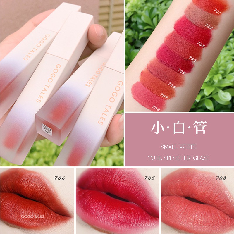 [Hàng mới về] Son kem lì Gogo Tales dưỡng ẩm chống thấm nước lâu trôi hàng nội địa trung cao cấp | BigBuy360 - bigbuy360.vn