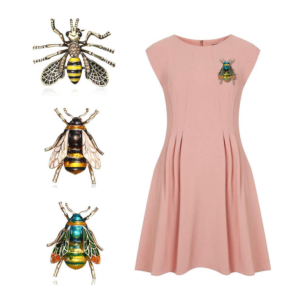Ghim Cài Áo Hình Bumblebee Độc Đáo|Phụ Kiện Trang Trí Cổ Áo Sơ Mi Tráng Men Anima