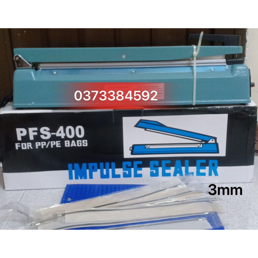 Dây hàn nhiệt dài 30cm máy hàn miệng túi PFS ĐỦ KÍCH THƯỚC, Dây nhiệt và băng hàn màu trắng máy é