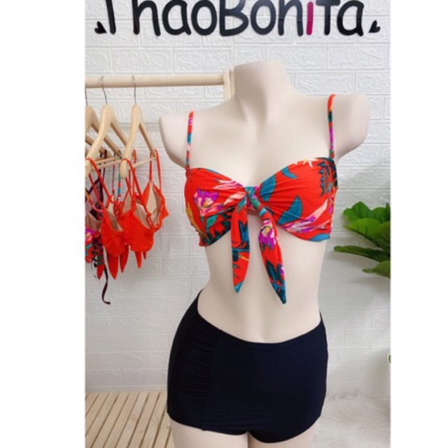 Áo Bikini - Quần bơi cạp cao-Hàng xuất dư Chất vải cực tốt - Giá Sốc