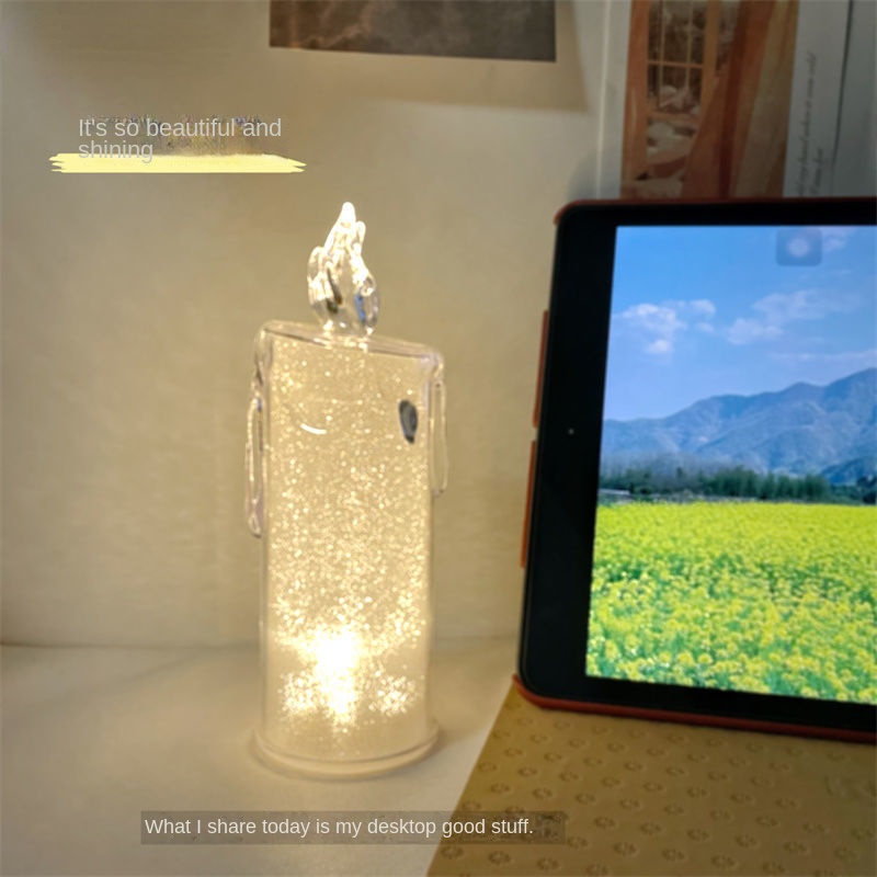 Đèn Ngủ LED Hình Nến Phong Cách Cổ Điển Độc Đáo