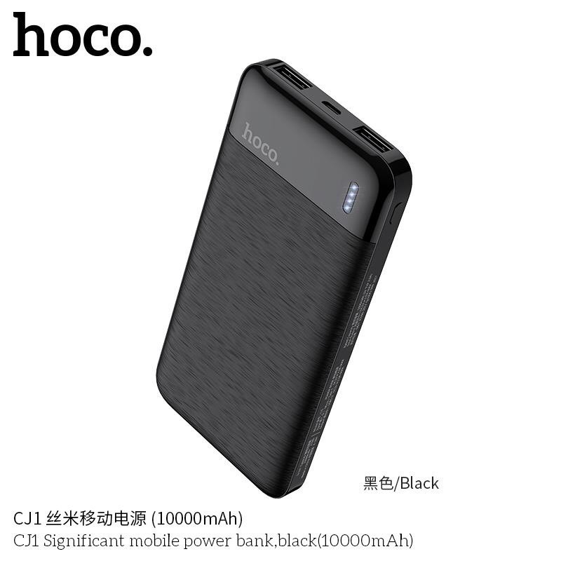 SẠC DỰ PHÒNG HOCO CJ1 DUNG LƯỢNG 10.000mAh CÓ ĐÈN BAO PIN CHÍNH HÃNG