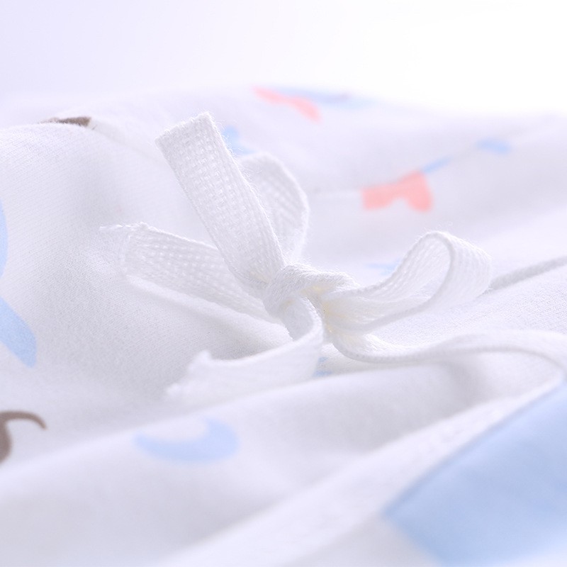 Bộ cotton dài tay cúc giữa Cotton mặc hè thu cho bé trai bé gái sơ sinh Hàng Quảng Châu xuất Nhật BDT07