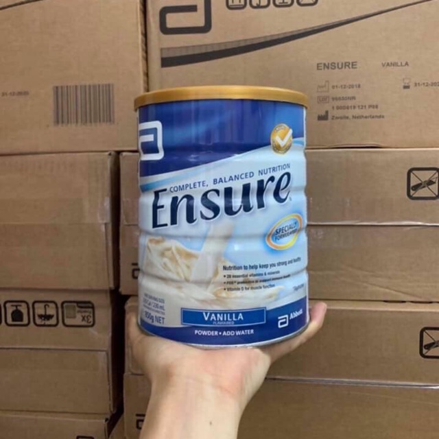 Sữa Ensure Úc 850g - Sữa bột cho người lớn và trẻ em còi xương