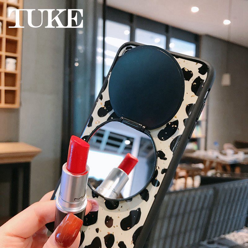 Ốp điện thoại TPU mềm có đế đỡ gương soi cho OPPO A91 A92S F9 A7X F11 Pro IQOO 3 K1 K3 K5 R9 R9P R9S Plus Realme X | BigBuy360 - bigbuy360.vn